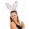 white Super Deluxe Bunny Ears adult womens Easter Halloween costume